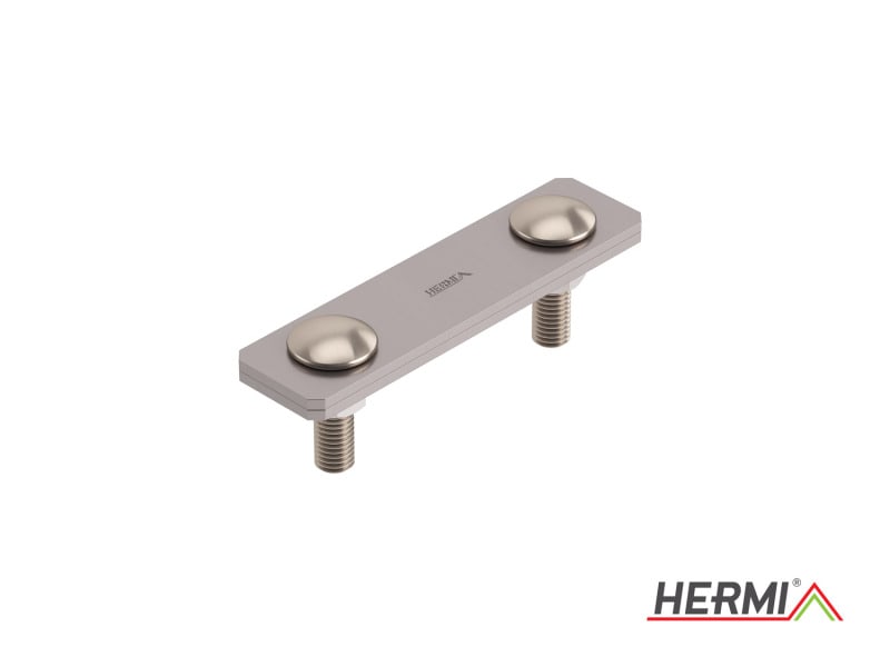 HERMI - Klemme, zum Verbinden von Flachleitungen 25-40 mm Stahl feuerverzinkt