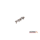 HERMI - Rohrschelle, zur Erdung der Metallrohre Rd 12(1/4'') Leitung 4-6 mm² Edelstahl