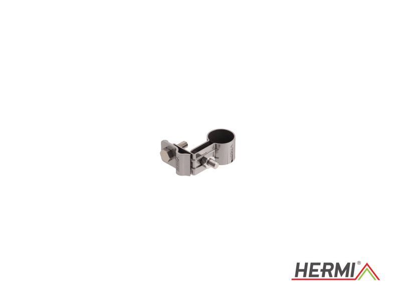HERMI - Rohrschelle, zur Erdung der Metallrohre Rd 42(1 1/4'') Leitung 16-35mm² Edelst.