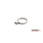 HERMI - Rohrschelle mit Sicke, Rohrdurchmesser 200 mm Rundleitung Rd 8-10 mm Edelstahl