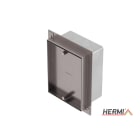 HERMI - Trennstellenkasten, 200x150x100 Unterputzmontage witterungsb. PVC/Edelstahl