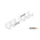 HERMI - Gitterrinne, 60x100x3000 t=3,5mm Edelstahl U-förmig