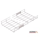 HERMI - Gitterrinne, 60x300x3000 t=4,0mm Edelstahl U-förmig