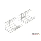 HERMI - Gitterrinne, 150x150x60x3000 Edelstahl G-förmig