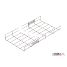 HERMI - Gitterrinne, 60x300x3000 t=4,0mm  säurebeständiger Edelstahl U-förmig