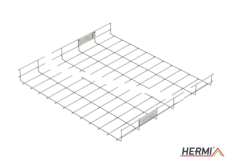 HERMI - Gitterrinne, 60x600x3000 t=4,0mm säurebeständiger Edelstahl U-förmig