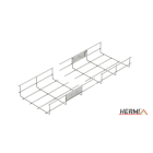 HERMI - Gitterrinne, 60x200x3000 t=4,0mm Stahl feuerverzinkt U-förmig