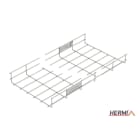 HERMI - Gitterrinne, 60x300x3000 t=4,0mm Stahl feuerverzinkt U-förmig