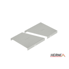 HERMI - Deckel für Kabelrinne 200 x3000 t=0,6 mm ungelocht Stahl bandverzinkt