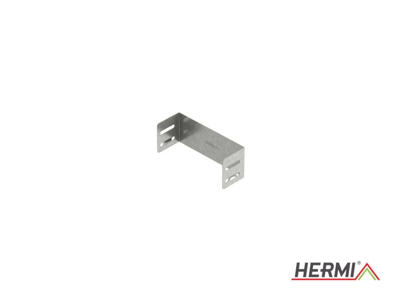 HERMI - Endstück für Kabelrinne, 60x100 t=0,8mm Stahl bandverzinkt