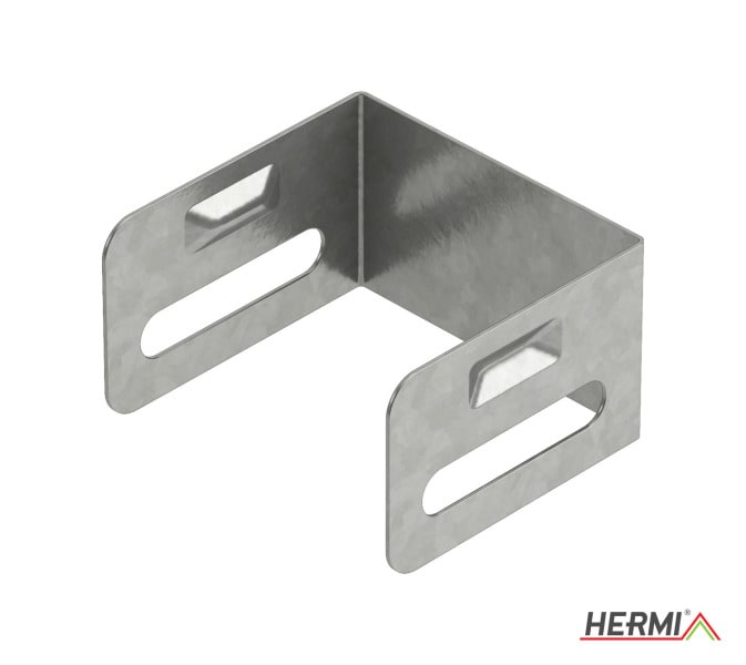 HERMI - Endstück für Kabelrinne 30x50 Stahl bandverzinkt