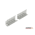 HERMI - Trennsteg, 100x50x2000 für Kabelrinnen mit Seitenhöhe 100 mm Stahl feuerverzinkt