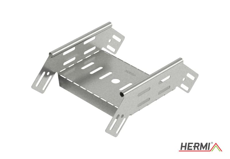 HERMI - Fallstück 90°, 60x300 vertikal fallend mit Kabelrinnen mit Seitenhöhe 60mm