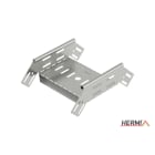 HERMI - Fallstück 90°, 60x300 vertikal fallend mit Kabelrinnen mit Seitenhöhe 60mm