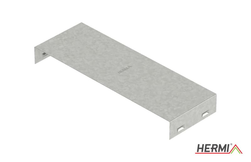 HERMI - Deckel für Steigestück 90°, 100 für PKP-NK Stahl bandverzinkt