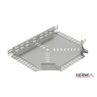 HERMI - T-Stück, 60x300 für Kabelrinnen mit Seitenhöhe 60 mm, Stahl bandverzinkt