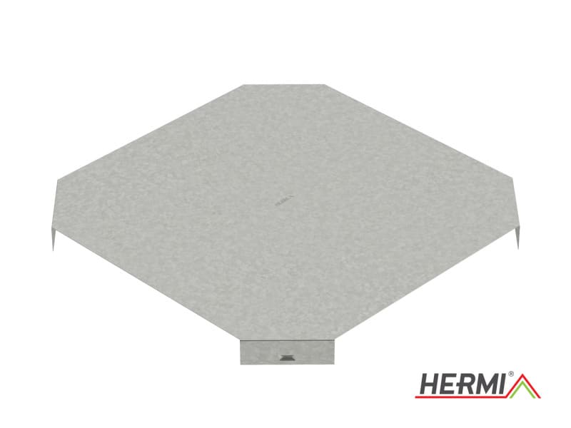 HERMI - Deckel für Kreuzung 100 Stahl bandverzinkt