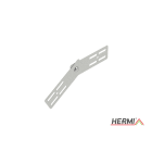 HERMI - Gelenkverbinder, 60 vertikal schraubar für Kabelrinnen mit Seitenhöhe 60 mm