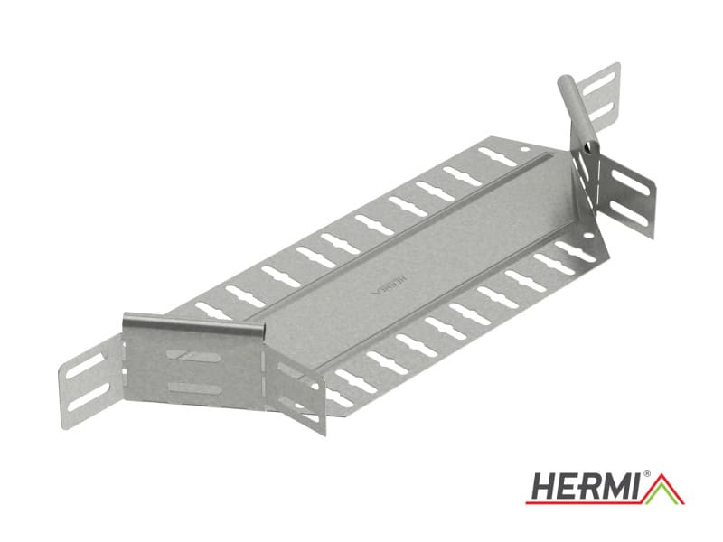 HERMI - Anbau-Abzweigstück, 60x200 für Kabelrinnen mit Seitenhöhe 60 mm