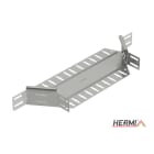 HERMI - Anbau-Abzweigstück, 60x500 für Kabelrinnen mit Seitenhöhe 60 mm