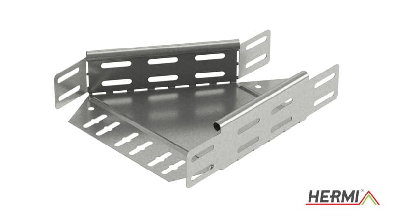 HERMI - Reduzierung, 60x100/50 links für Kabelrinnen mit Seitenhöhe 60mm