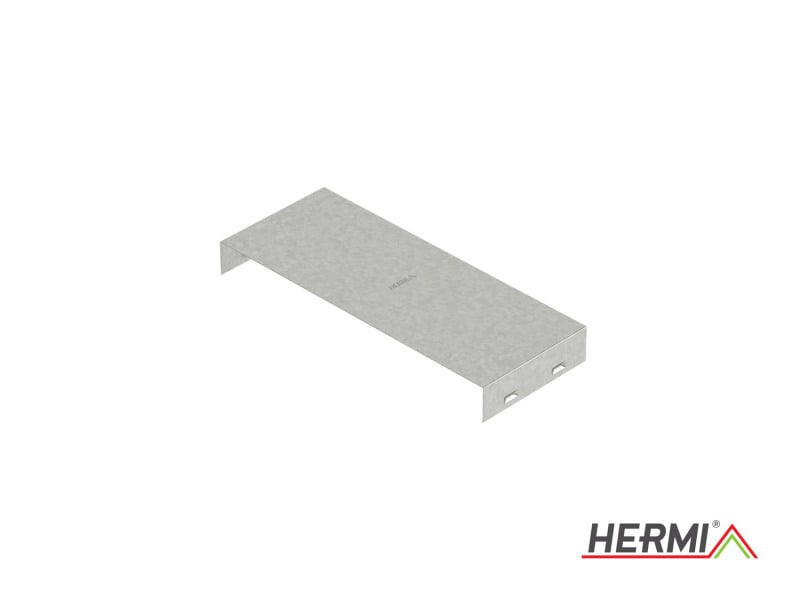 HERMI - Deckel für Fallstück 90°, 50 für PKP-ZK Stahl bandverzinkt