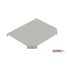HERMI - Deckel für T-Stück, 33x50x192 t=0,60mm Stahl bandverzinkt