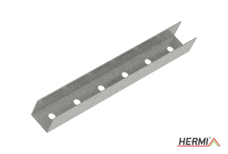 HERMI - Längsverbinder, für Profilschiene NKP-C 41/41 Innenverbinder Stahl bandverzinkt