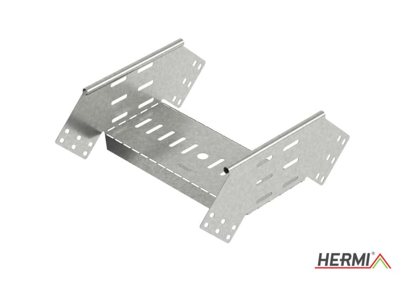 HERMI - Fallstück 90°, 100x400  vertikal fallend für Kabelrinnen mit Seitenhöhe 100 mm