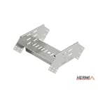 HERMI - Fallstück 90°, 100x400  vertikal fallend für Kabelrinnen mit Seitenhöhe 100 mm