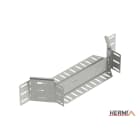 HERMI - Anbau-Abzweigstück, 100x600 für Kabelrinnen mit Seitenhöhe 100 mm