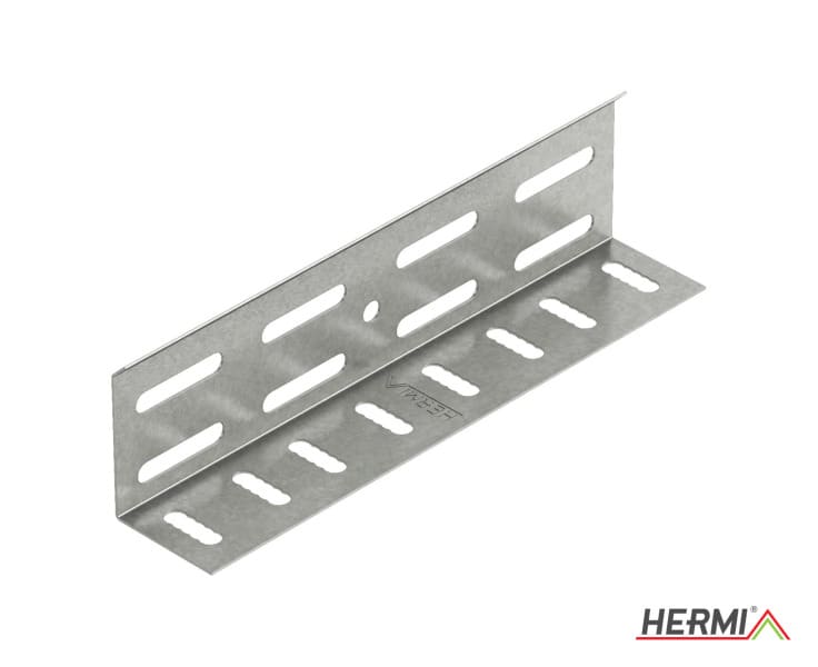 HERMI - Längsverbinder, für Kabelrinnen mit Seitenhöhe 60 mm Stahl bandverzinkt