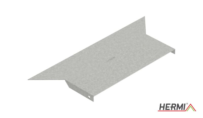 HERMI - Deckel für Anbau-Abzweigstück, Breite 100 t=1,50mm Stahl bandverzinkt