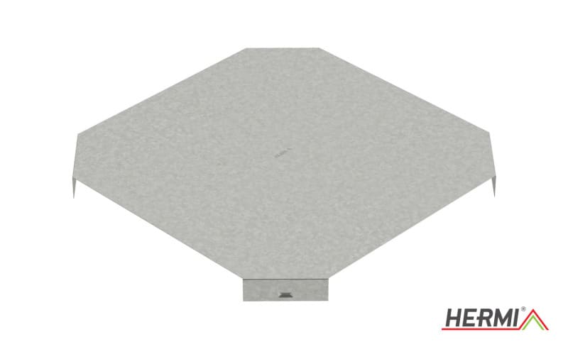 HERMI - Deckel für Kreuzung 600 Edelstahl