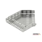HERMI - Bogen 45°, 60x600 horizontal für Kabelrinnen mit Seitenhöhe 60 mm