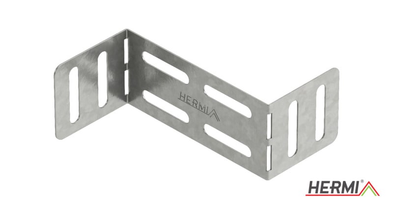 HERMI - Reduzierwinkel ''Z'', 60xAB/50 f. Kabelrinnen m. Höhe 60mm Pulverbeschichtung