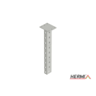 HERMI - Hängestiel, 300 mit angeschweißter Kopfplatte 100x120 mm Stahl bandverzinkt