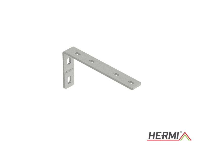HERMI - Wandwinkel, 100x30x110 für Kabelrinnen bis max. Breite 100mm Edelstahl