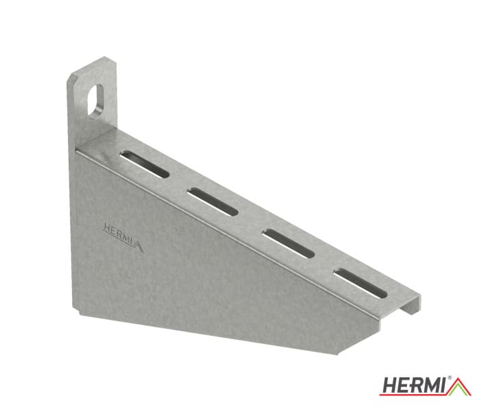 HERMI - Wandausleger, 110 geschweißt für Kabelrinnen bis max Breite 100 mm Edelstahl