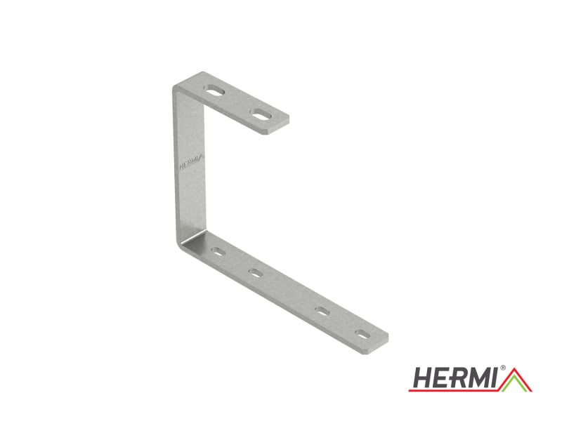 HERMI - Deckenbügel, 150x110 für Kabelrinnen bis max. Breite 100 mm Edelstahl