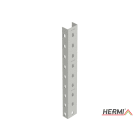 HERMI - U-Stiel, 35x65x35x2000 Edelstahl