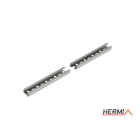 HERMI - Profilschiene, 24x35x2000 gelocht Edelstahl