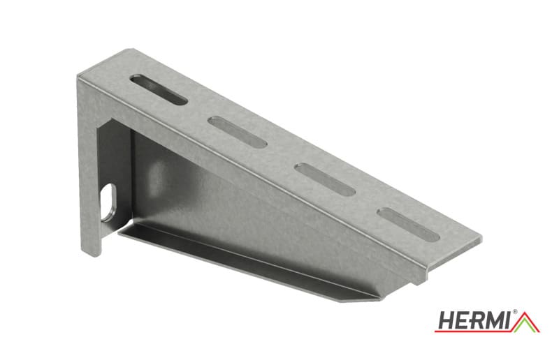 HERMI - Wandausleger, 110 für Kabelrinnen, Kabelleitern, Gitterrinnen max. Breite 100 mm
