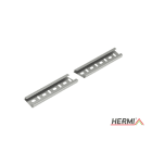 HERMI - Profilschiene, 15x55x15x2000 gelocht Stahl feuerverzinkt