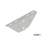 HERMI - Ausleger, beidseitig 653 für 2x Kabelrinnen bis max. Breite 300 mm