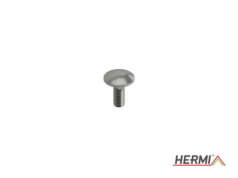 HERMI - Flachrundschraube, M6X12 Stahl bandverzinkt