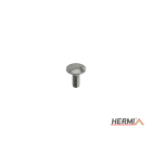 HERMI - Flachrundschraube, M6X12 Stahl bandverzinkt