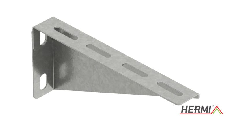 HERMI - Wandausleger, 60 für Kabelrinnen bis max. Breite 50 mm leicht