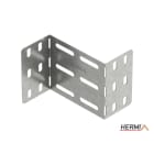 HERMI - Reduzierwinkel ''Z'', 100xAB/100 für Kabelrinne m. Seitenhöhe 100 mm feuerverzinkt