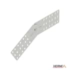 HERMI - Gelenkverbinder, 100mm vertikal schraubar für Kabelrinnen mit Seitenhöhe 100mm